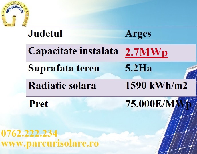 proiect solar 2.7 mw